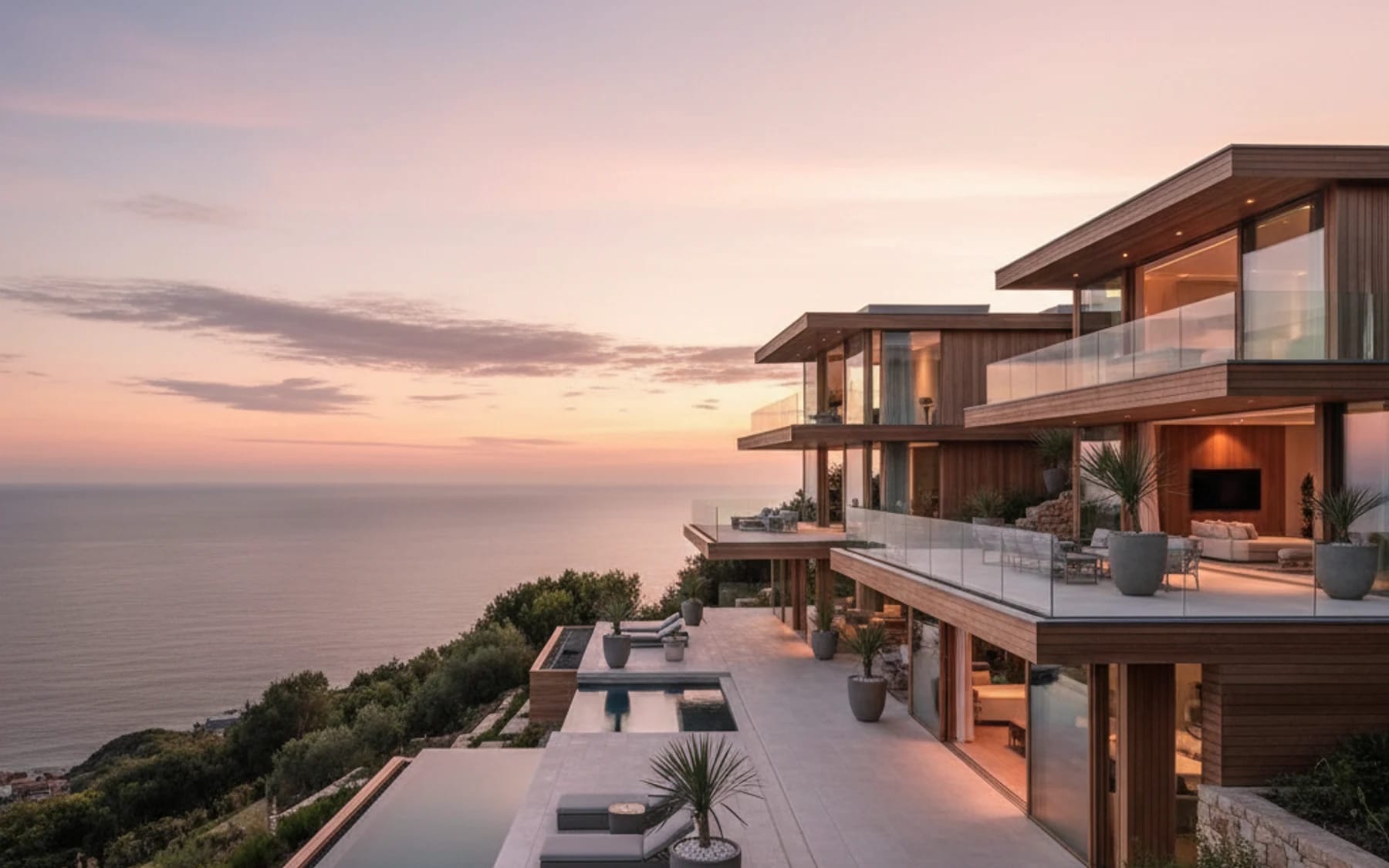 Luxury listing campaign visual for AI presenter workflow