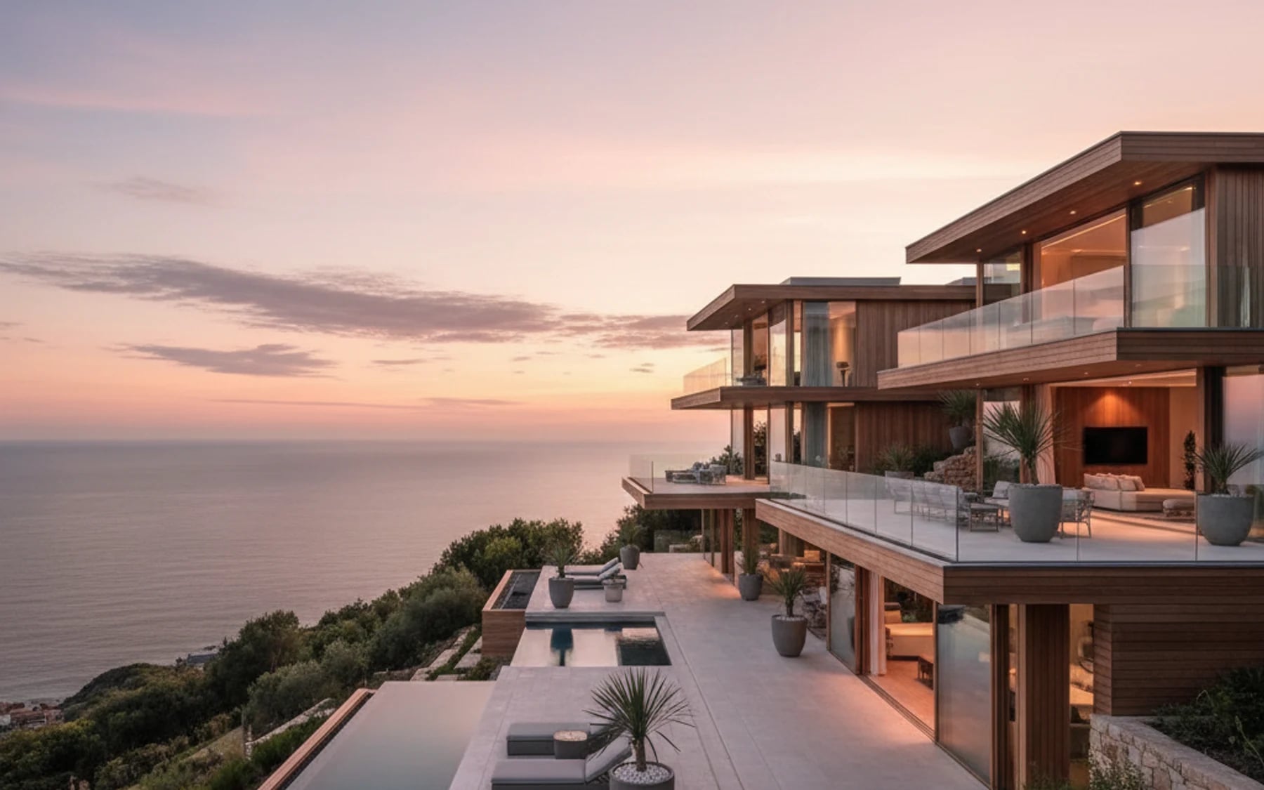 Editorial luxury property image for influencer-led promotion